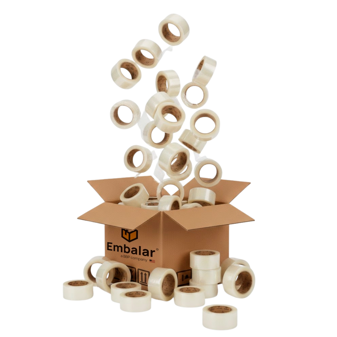 Caixa com 90 unidades de fita adesiva